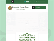 Tablet Screenshot of grenoblehouse.com